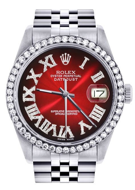 roman numeral rolex dial|Rolex datejust with roman numerals.